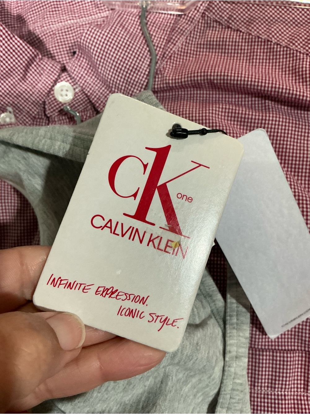💙 NWT Calvin Klein Light Gray Bralette - XL (01354) - Picture 5 of 8